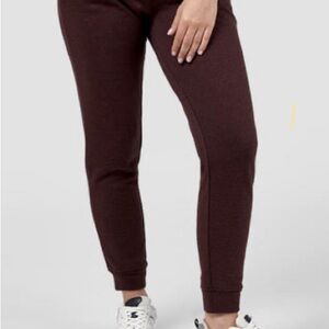 Joggers by 32 degrees Heat  warm These medium wt 95% polyester with 5 % spandex.